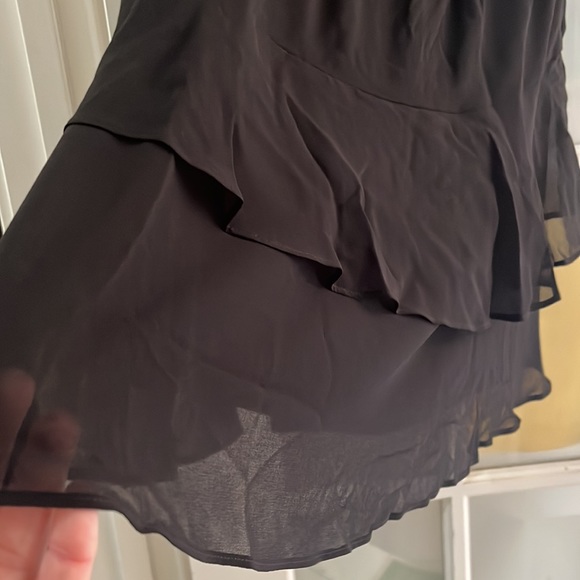 NWT Sam Elderman LBD , sheer layers, elastic waist Dress- adorable and on sale - Picture 9 of 15